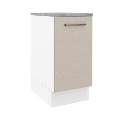 Balcão 40 x 60 cm 1 Porta (Com Tampo) Branco/Crema Agata Madesa