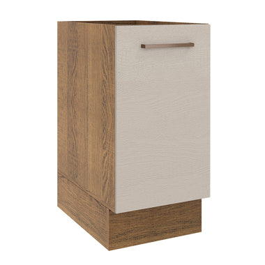Balcão 40 x 60 cm 1 Porta (Sem Tampo) Rustic/Crema Agata Madesa