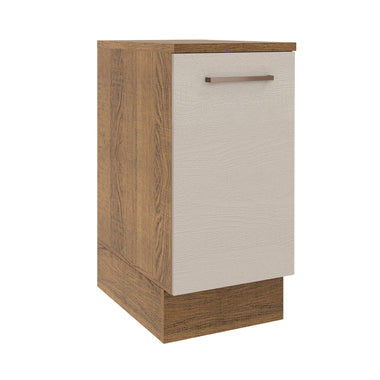 Balcão 40 x 60 cm 1 Porta (Com Tampo) Rustic/Crema Agata Madesa