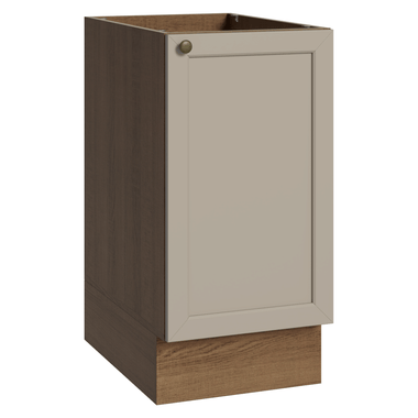 Balcão de Cozinha 40 x 60 cm 1 Porta (Sem Tampo) Rustic/Crema Vik Madesa