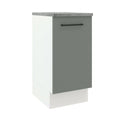 Balcão Madesa Agata 40 x 60 cm 1 Porta (Com Tampo) Branco/Cinza