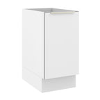 Balcão de Cozinha 40 x 60 cm 1 Porta (Sem Tampo) Branco/Branco Veludo Lux Madesa