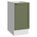 Balcão de Cozinha 40 x 60 cm 1 Porta (Sem Tampo) Branco/Verde Vik Madesa