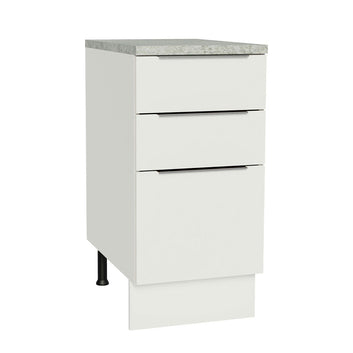 Balcão Madesa Stella 40 x 60 cm 3 Gavetas (Com Tampo) Branco