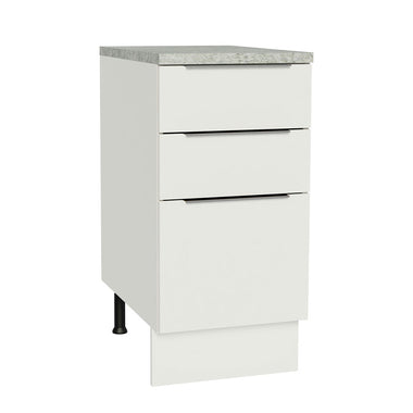 Balcão Madesa Stella 40 x 60 cm 3 Gavetas (Com Tampo) Branco