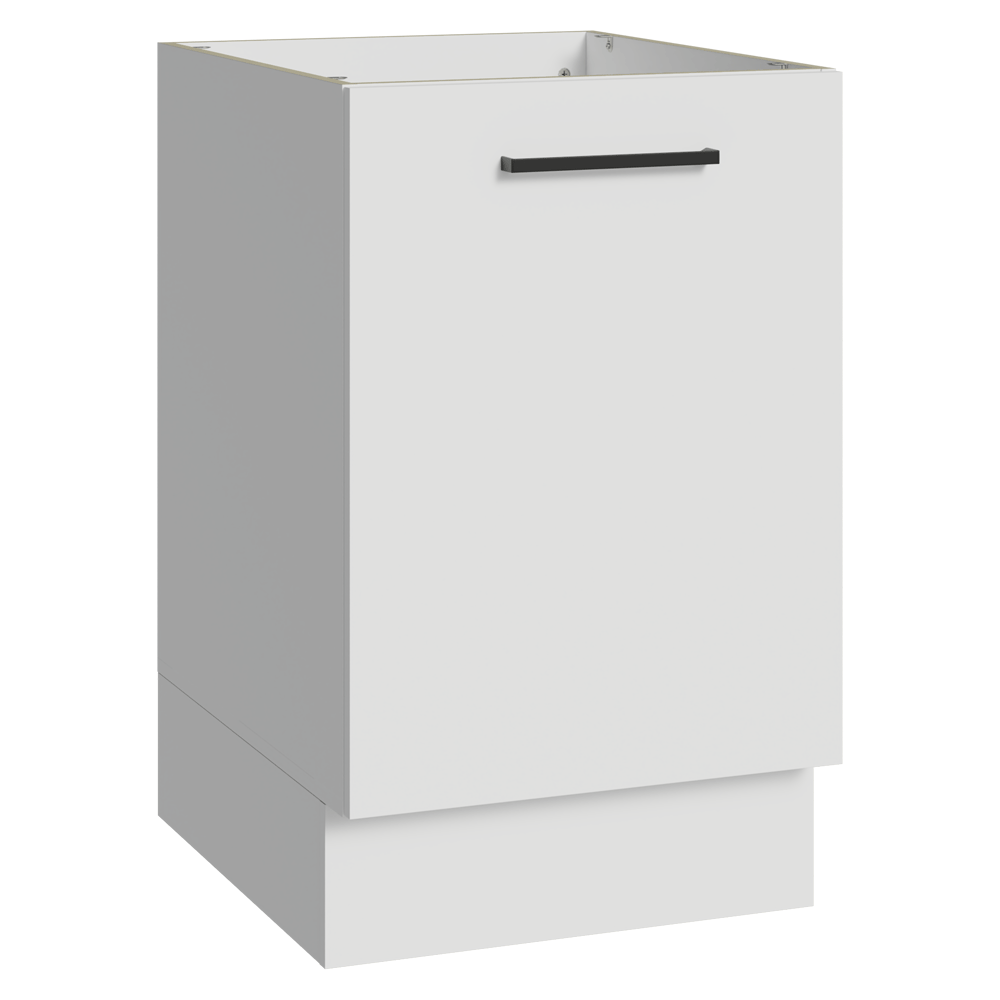 Balcão de Cozinha 50 x 60cm 1 Porta (Sem Tampo) Branco Agata Madesa