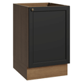 Balcão de Cozinha 50 x 60cm 1 Porta (Sem Tampo) Rustic/Preto Vik Madesa