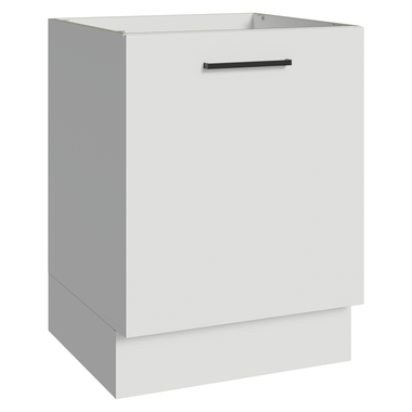 Balcão Madesa Agata 60 x 60 cm 1 Porta (Sem Tampo) Branco