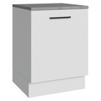Balcão Madesa Agata 60 x 60 cm 1 Porta (Com Tampo) Branco