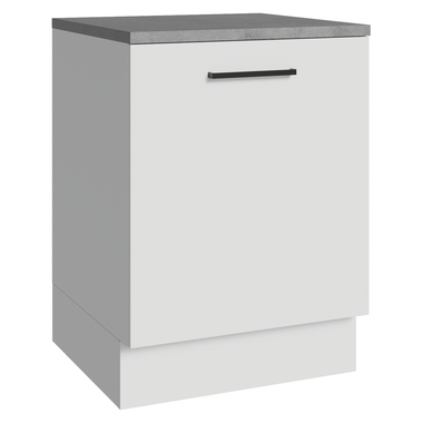 Balcão Madesa Agata 60 x 60 cm 1 Porta (Com Tampo) Branco