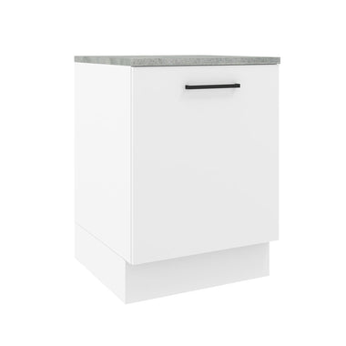 Balcão Madesa Agata 60 x 60 cm 1 Porta (Com Tampo) Branco