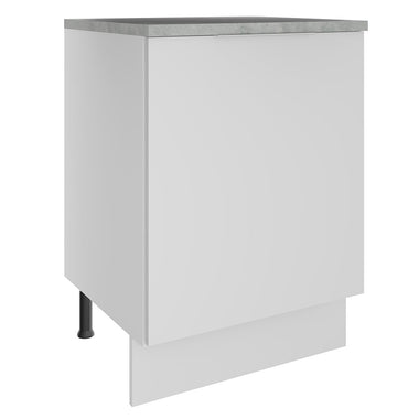 Balcão Madesa Stella 60 x 60 cm 1 Porta (Com Tampo) Branco