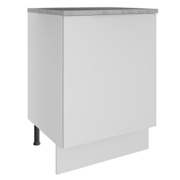 Balcão Madesa Stella 60 x 60 cm 1 Porta (Com Tampo) Branco