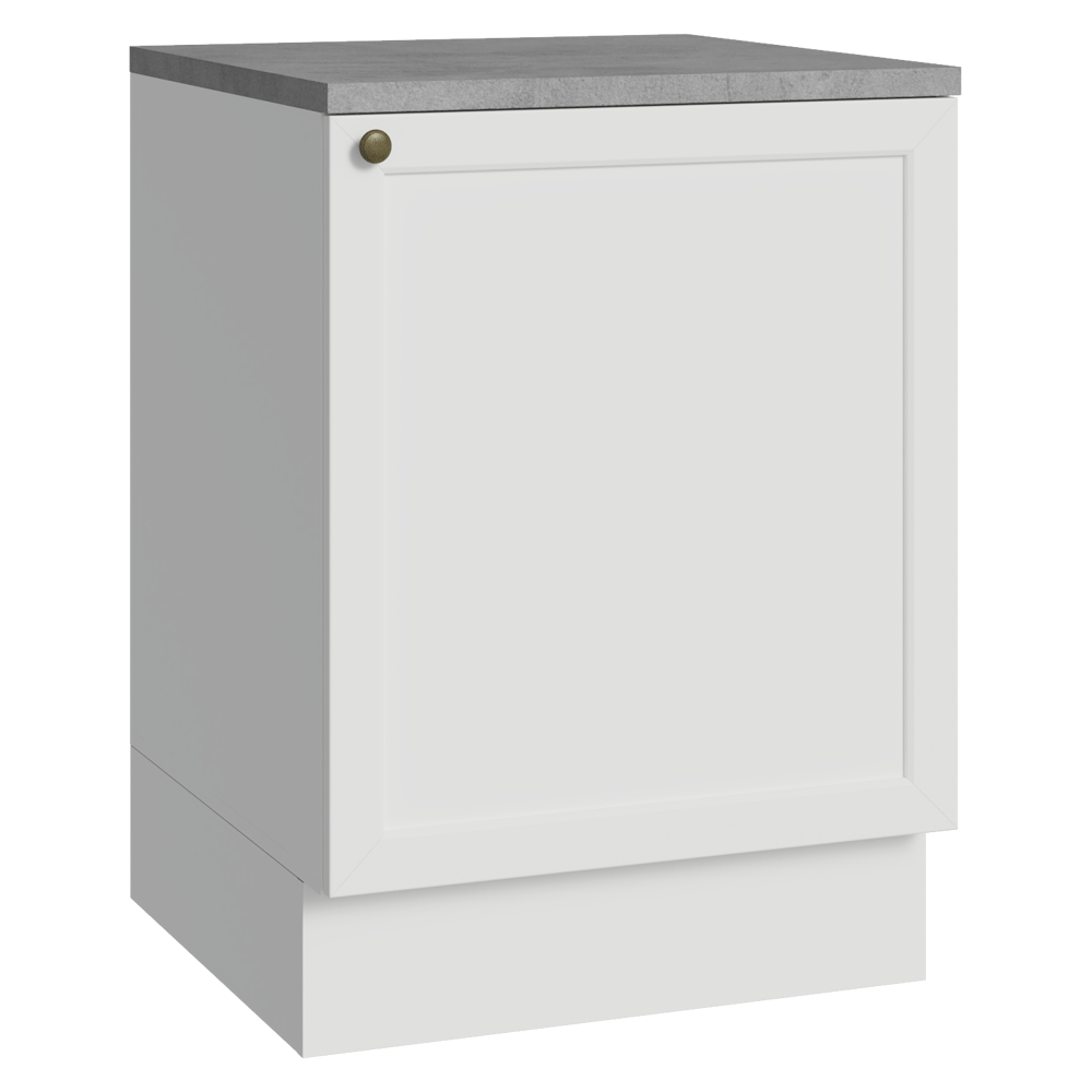 Balcão de Cozinha 60 x 60 cm 1 Porta (Com Tampo) Branco Vik Madesa