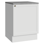 Balcão de Cozinha 60 x 60 cm 1 Porta (Com Tampo) Branco Vik Madesa