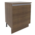 Balcão Madesa Glamy 60 x 60 cm 1 Porta (Com Tampo) Rustic