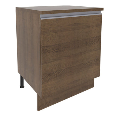 Balcão Madesa Glamy 60 x 60 cm 1 Porta (Com Tampo) Rustic