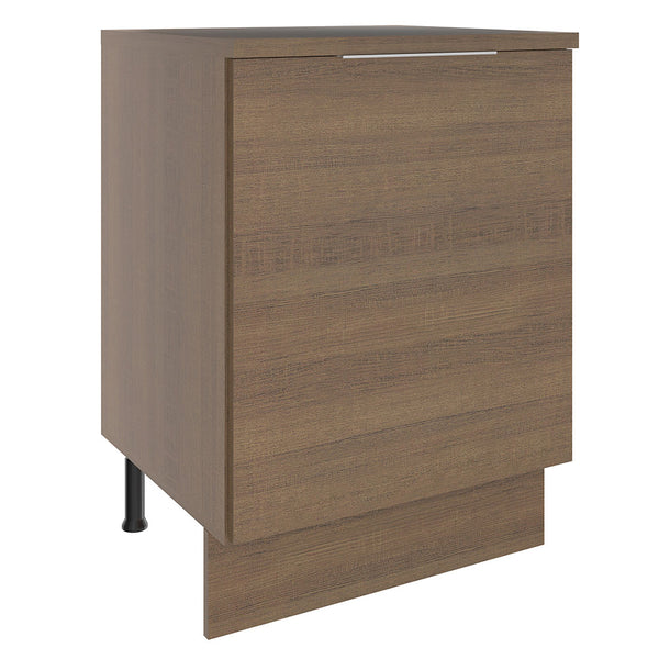 Balcão Madesa Stella 60 x 60 cm 1 Porta (Com Tampo) Rustic