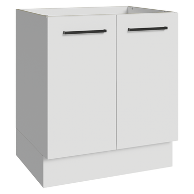 Balcão de Cozinha Madesa Agata 70 x 60 cm 2 Portas (Sem Tampo) Branco