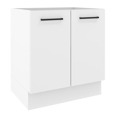 Balcão de Cozinha Madesa Agata 70 x 60 cm 2 Portas (Sem Tampo) Branco