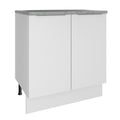 Balcão 70 x 60 cm 2 Portas (Com Tampo) Branco Stella Madesa