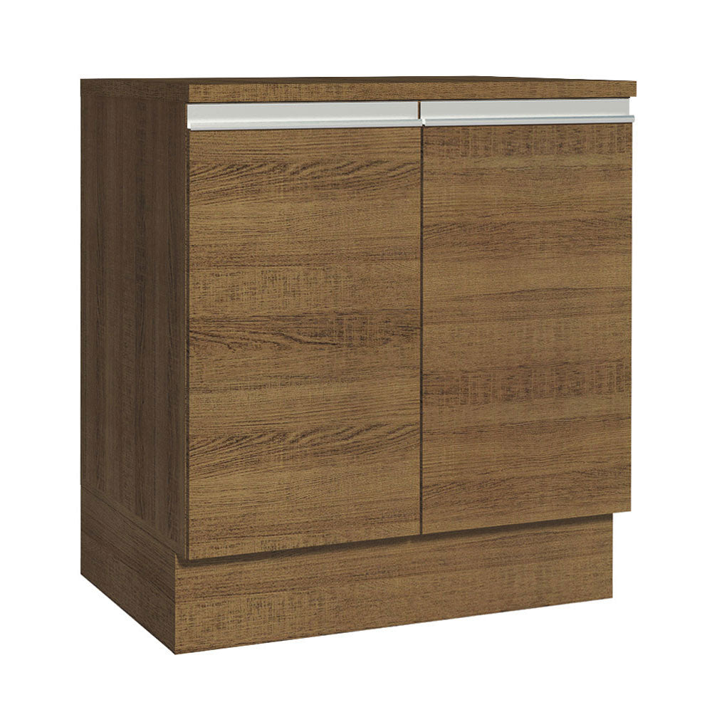 Balcão 70 x 60 cm 2 Portas (Com Tampo) Rustic Glamy Madesa