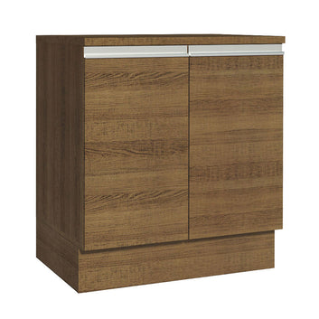 Balcão 70 x 60 cm 2 Portas (Com Tampo) Rustic Glamy Madesa