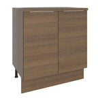 Balcão 70 x 60 cm 2 Portas (Com Tampo) Rustic Stella Madesa