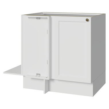 Balcão de Canto para Linha de 60 cm Profundidade (Sem Tampo) Branco Vik Madesa