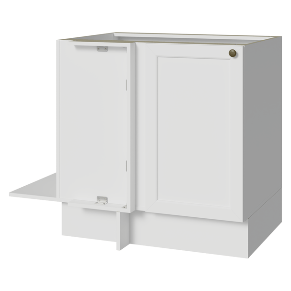 Balcão de Canto para Linha de 60 cm Profundidade (Sem Tampo) Branco Vik Madesa