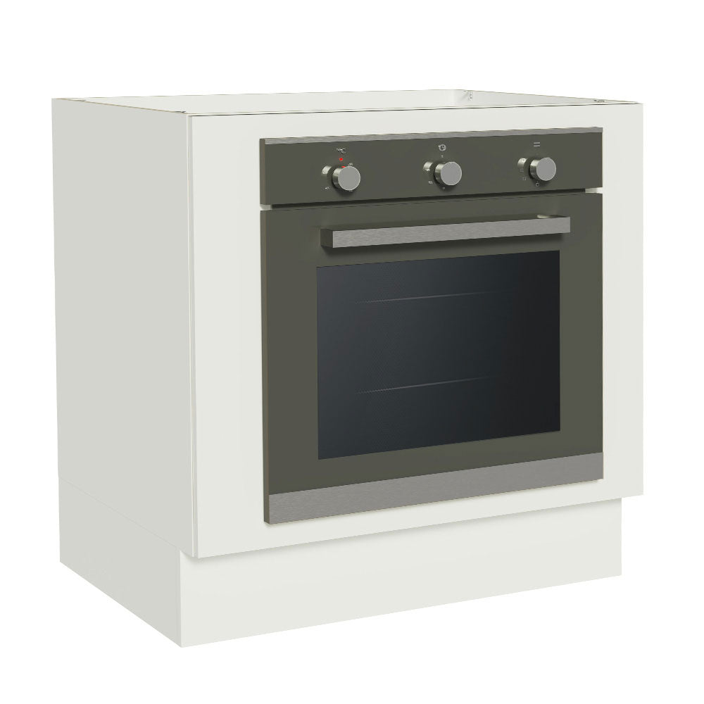 Balcão para Forno de Embutir 80 x 60 cm Sem Tampo Branco Agata, Glamy, Lux, Stella Madesa