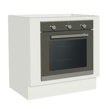 Balcão para Forno de Embutir 80 x 60 cm Sem Tampo Branco Agata, Glamy, Lux, Stella Madesa