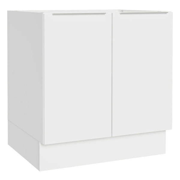 Balcão Cozinha 80 x 60 cm 2 Portas (Sem Tampo) Branco Stella Madesa