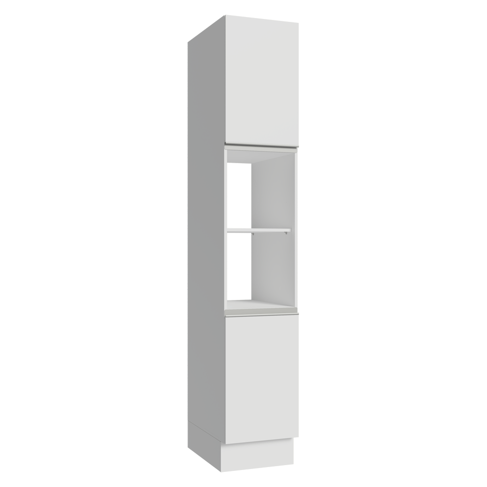 Paneleiro 40 x 60 cm 2 Portas e 2 Nichos Branco Glamy Madesa