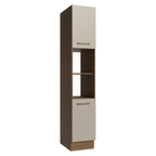 Paneleiro 40 x 60 cm 2 Portas e 2 Nichos Rustic/Crema Agata Madesa