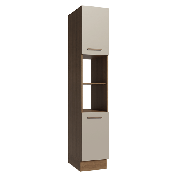 Paneleiro 40 x 60 cm 2 Portas e 2 Nichos Rustic/Crema Agata Madesa