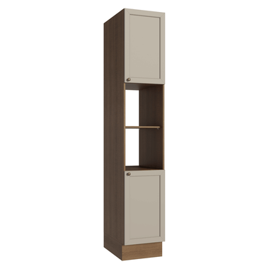 Paneleiro 40 x 60 cm 2 Portas e 2 Nichos Rustic/Crema Vik Madesa