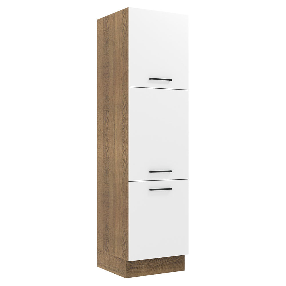 Paneleiro Madesa Agata 60 x 60 cm 3 Portas Rustic/Branco