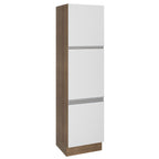 Paneleiro Madesa Glamy 60 x 60 cm 3 Portas Rustic/Branco