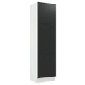 Paneleiro Madesa Agata 60 x 60 cm 3 Portas Branco/Preto