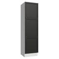 Paneleiro 60 x 60 cm 3 Portas Branco/Preto Vik Madesa