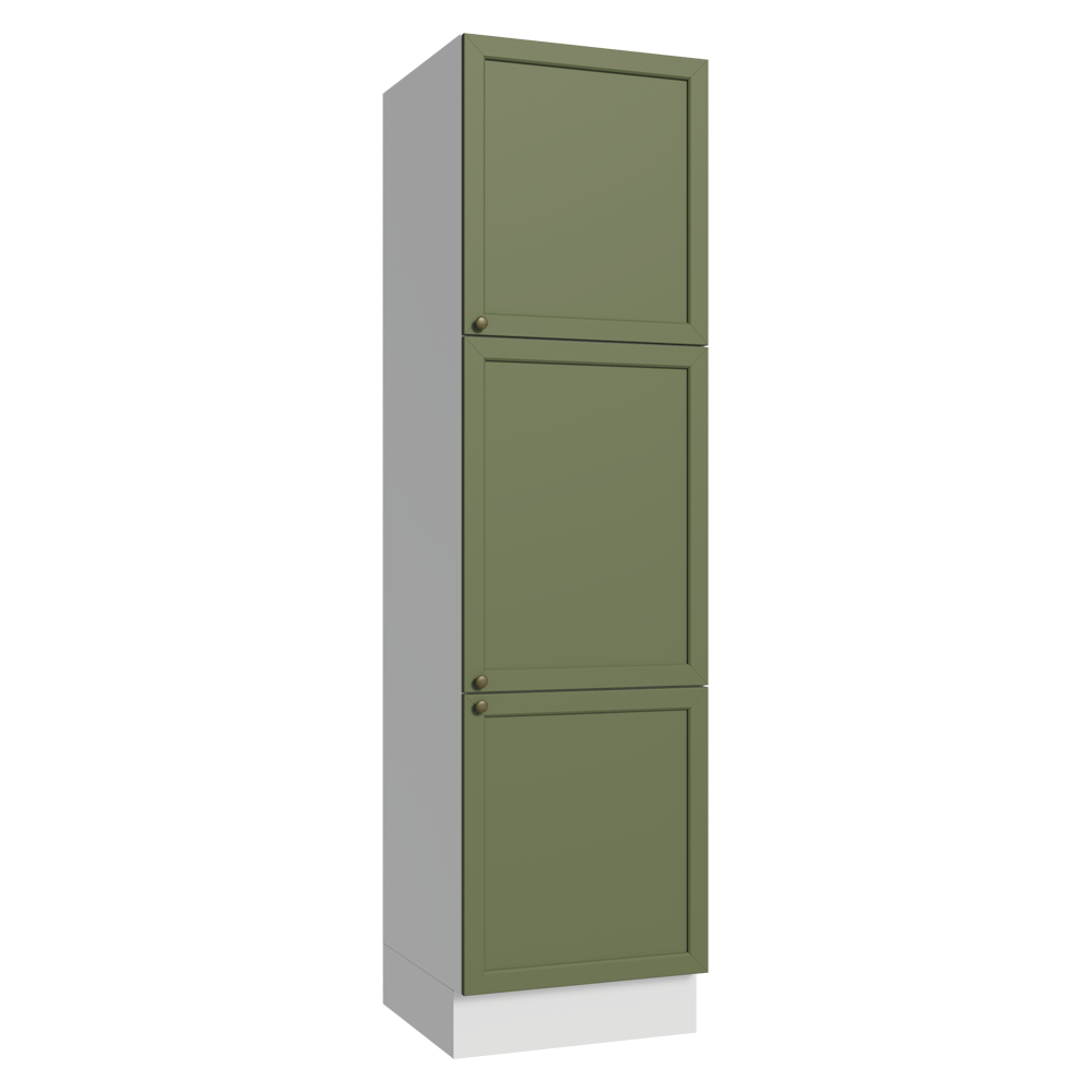 Paneleiro 60 x 60 cm 3 Portas Branco/Verde Vik Madesa