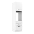 Torre Quente Madesa Agata 60 x 60 cm 1 Porta 3 Gavetas Branco