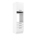 Torre Quente Madesa Agata 60 x 60 cm 1 Porta 3 Gavetas Branco