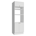 Torre Quente 70 x 60 cm 3 Portas Branco Vik Madesa