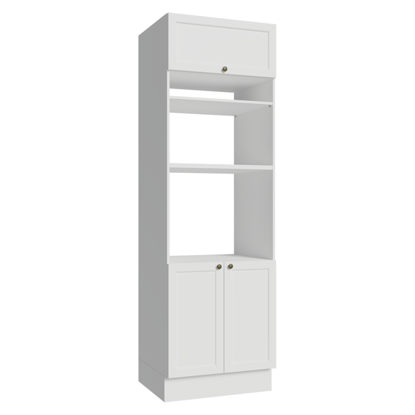 Torre Quente 70 x 60 cm 3 Portas Branco Vik Madesa
