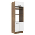 Torre Quente Madesa Agata 70 x 60 cm 3 Portas Rustic/Branco