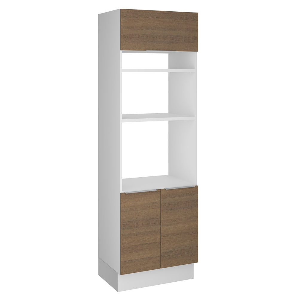Torre Quente Madesa Stella 70 x 60 cm 3 Portas Branco/Rustic