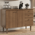 Balcão Gabinete 3 Portas 2 Gavetas Rustic Gourmet Madesa