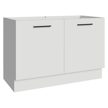 Balcão de Pia Madesa Agata 2 Portas Branco